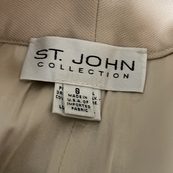Trousers beige and beautiful St John Collection - Picture 2 of 2